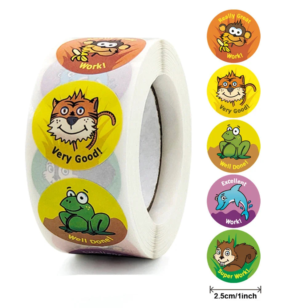 100-500pcs Cartoon Thank You Seal Sticker New Style Festival Manual Diy Decorate Sealing Sticker Thank You Label (ONLINE ORDER ONLY)