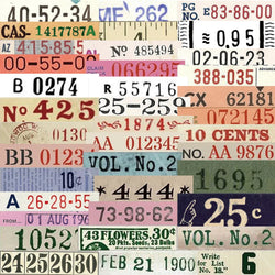 50Pcs Vintage Digital Stickers For Laptop Phone Case Skateboard Suitcase Waterproof Decals Number Sticker For Kids Gifts Toys (Online Order Only)