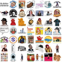 50pcs I Think You Should Leave Stickers Waterproof Stickers Decals For Car Motorcycle Laptop Luggage Water Bottle Decor (ONLINE ORDER ONLY)