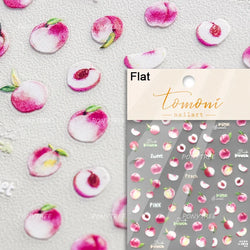 Fruit Paradise Guava Strawberry Pear Peach Orange Watermelon Pitaya Cherry Kiwifruit Pineapple Nail Art Stickers Manicure Decals (ONLINE ORDER ONLY)