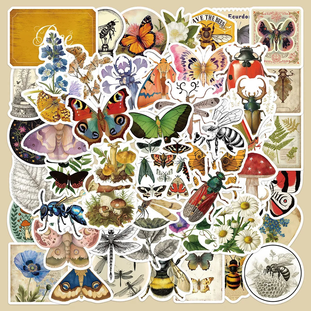 50pcs Inspirational Animal Quote Stickers for Helmet, Wall, DIY Decor (ONLINE ORDER ONLY)