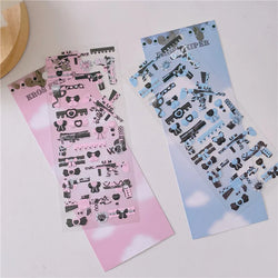 Cute Sweet Cool Gun Decorative Stickers Korean ins Hand Account Idol Card DIY Material Sticker Personalized Kawaii Stationery (ONLINE ORDER ONLY)
