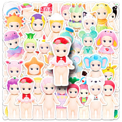Sonny Angel Stickers: Cute Cartoon Decals for Kids Toys, Fridge, Laptop, Phone, Guitar, Bike, Skateboard (10/30/50PCS) (ONLINE ORDER ONLY)