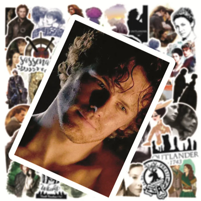Outlander Stickers 10/30/50PCS TV Show Decals for Laptop, Guitar, Bike, Skateboard, Fridge, Luggage (ONLINE ORDER ONLY)