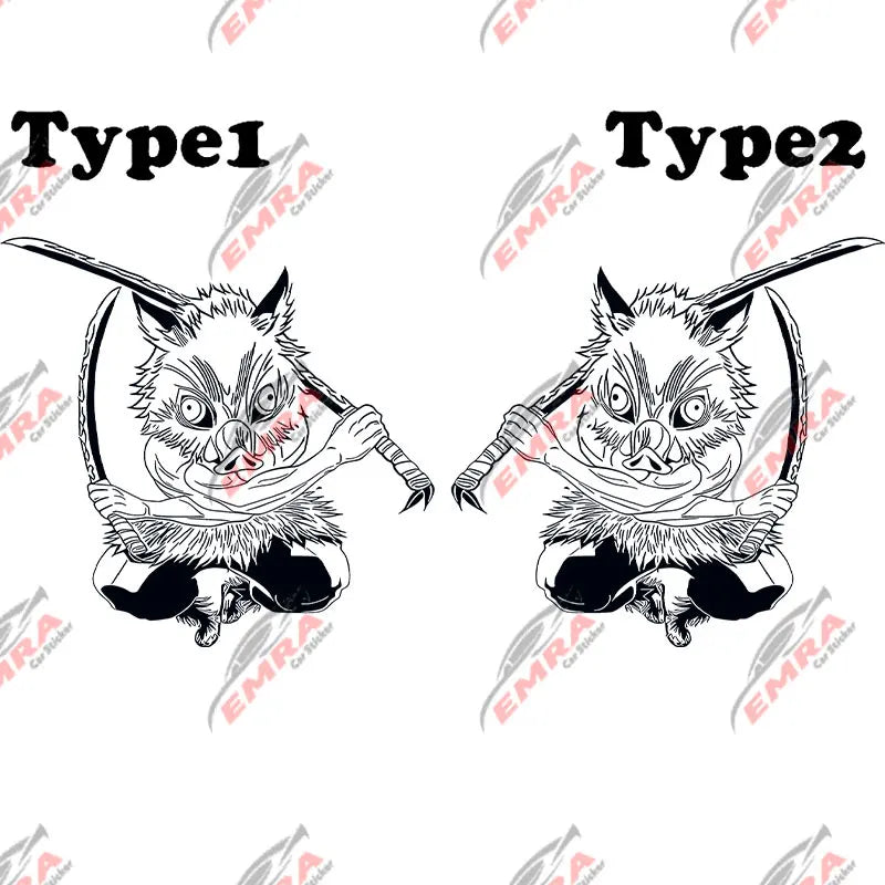 Big Anime For Car Sticker Whole Body Car Customization For Side Decorate Exterior Accessories Waterproof PVC Vinyl Decals (ONLINE ORDER ONLY)
