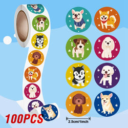 100-500pcs Reward Encouraging Graphic Stationery Animal Sticker Kindergarten School Students Child Teacher Cartoon Cute Sticker (ONLINE ORDER ONLY)