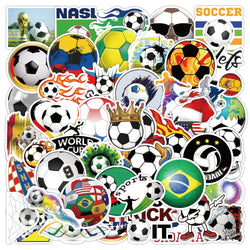 Soccer Football Stickers 10/30/50PCS for Phone Laptop Luggage Skateboard Kids Gift (Online Order Only)