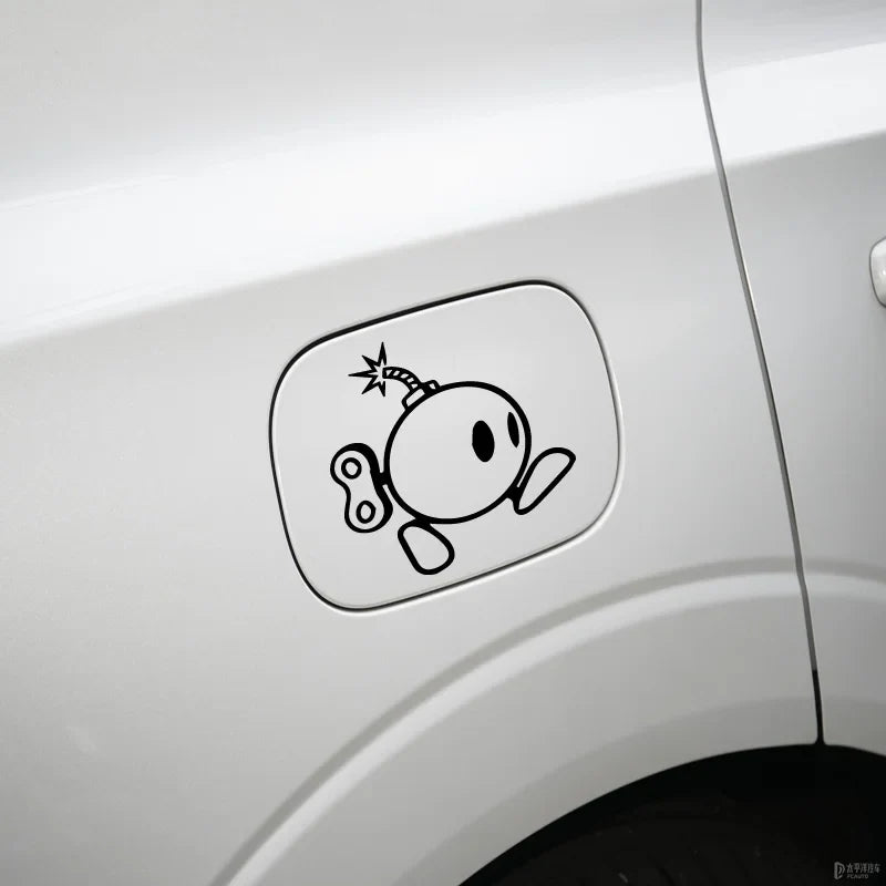 Cartoon bomber,cute & funny Stickers for cars trucks motorcycles and laptops (ONLINE ORDER ONLY)
