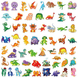 10/30/50/100pcs Cute Cartoon Dinosaur Sticker Packs For Kids (ONLINE ORDER ONLY)