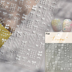 Mini Fruit Cherry Charming Strawberry Ribbon Line Bowknot Jelly Charming Chic Self Adhesive Nail Art Stickers Manicure Decals (ONLINE ORDER ONLY)