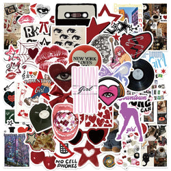 50PCS Y2K Vintage Aesthetic Stickers for Car, Laptop, Scrapbook (ONLINE ORDER ONLY)