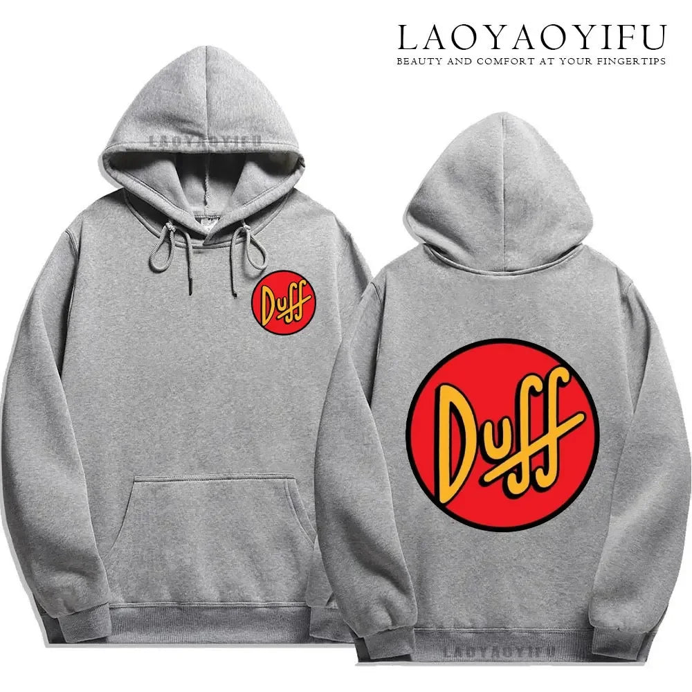 Simpsons Hoodie - Duff Beer Logo (ONLINE ORDER ONLY)