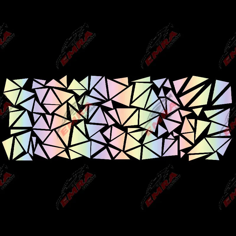 Triangle Car Sticker Decoration Side External Accessories Camouflage Kit Wrap Camo Tuning Styling Waterproof Vinyl Decals (ONLINE ORDER ONLY)