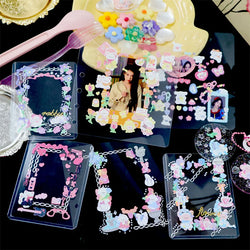 Cute Flower Animals Laser Sticker Korean INS Hand Account DIY Album Decoration Scrapbooking Stickers Kawaii Stationery (Online Order Only)