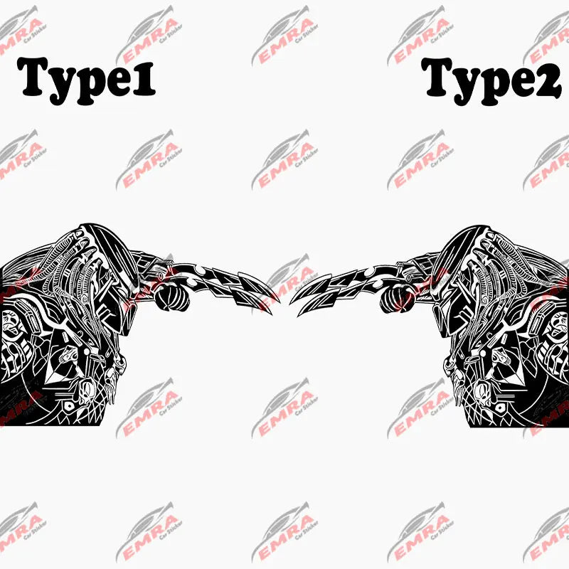 Large Predato For Car Sticker Characters Body Decoration The Monster Stickers Big Picture Movement Style Die Cutting Vinyl Decal (ONLINE ORDER ONLY)