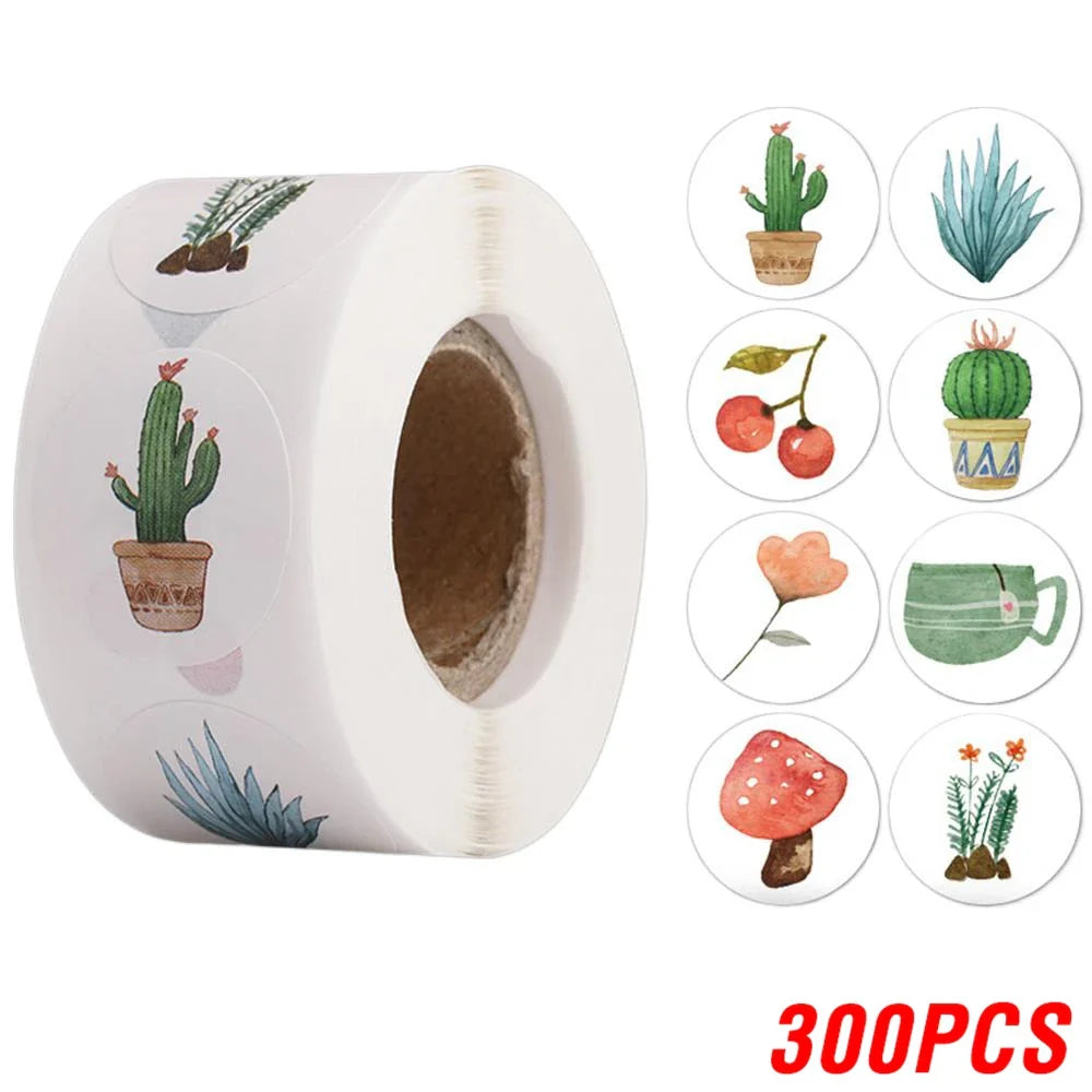 100-500pcs Cartoon Animal Children Sticker Label Thank You Cute Toy Game Sticker DIY Gift Sealing Label Decoration Supplies (Online Order Only)