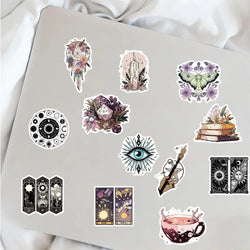 10/30/50PCS Gothic Magic Witch Stickers Aesthetic Graffiti DIY Phone Laptop Scrapbook Suitcase Bike PVC Watrproof Decals Kid Toy (ONLINE ORDER ONLY)