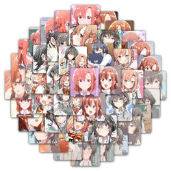 58pcs Sasayaku You Ni Koi O Utau Anime Sticker Set for Luggage, Water Cup, Laptop, Scooter, Refrigerator (Online Order Only)