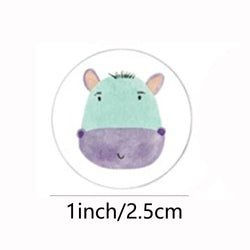 100-500pcs Cartoon Reward Sticker Children Encouragement Sealing Labels Kids Gifts Decorative Teacher Supplies Animal Sticker (ONLINE ORDER ONLY)