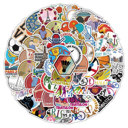 Cartoon Sticker Pack for Snowboard Laptop Luggage Graffiti Decals (Online Order Only)