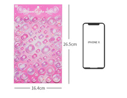 1PCS Kawaii Laser Bubbles Decorative Stickers Diary Idol Photocards DIY Craft Stickers Scrapbooking Stickers Confetti Sticker (Online Order Only)