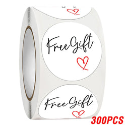 100-500pcs Free Gift Letters Labels Sticker Stationary Supplies Pink Thank You Sticker For Small Business Package Card 1 Inch (ONLINE ORDER ONLY)