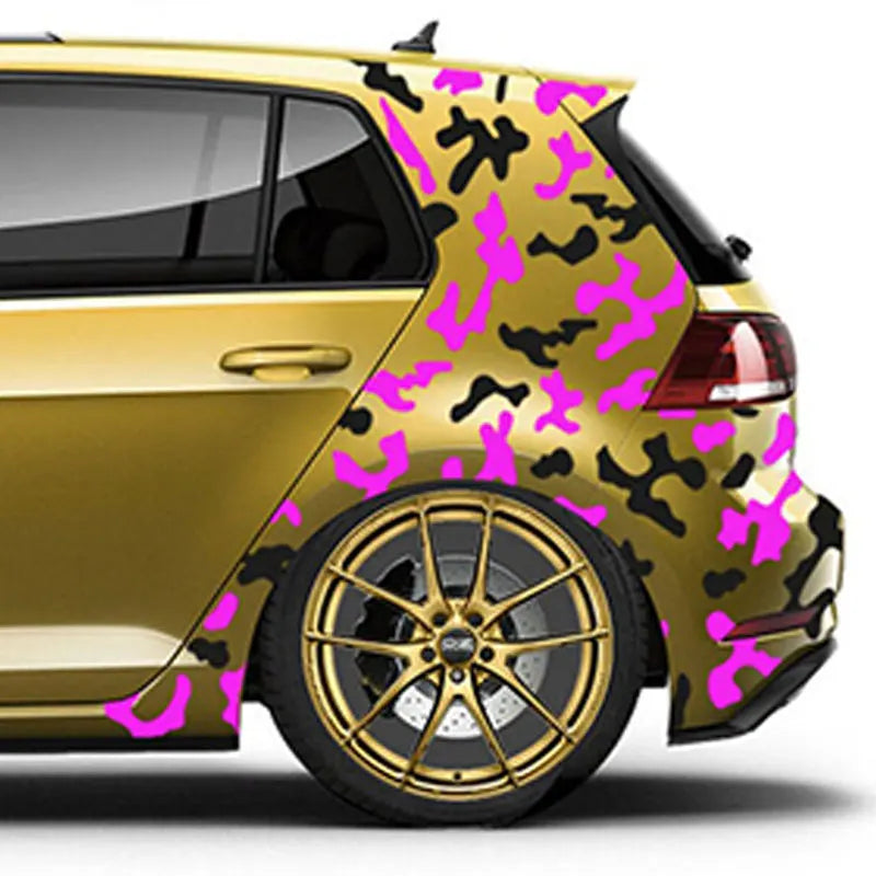 Leopard Print For Car Stickers External Accessories Window Decoration Side Camouflage Stickers StyleDie Cutting Vinyl Decals (ONLINE ORDER ONLY)