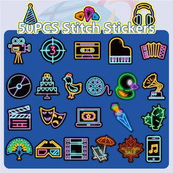 10/30/50/100pcs Funny Cool Neon Graffiti Stickers Aesthetic Cartoon Decals Motorcycle Laptop Suitcase Waterproof Sticker Kid Toy (ONLINE ORDER ONLY)