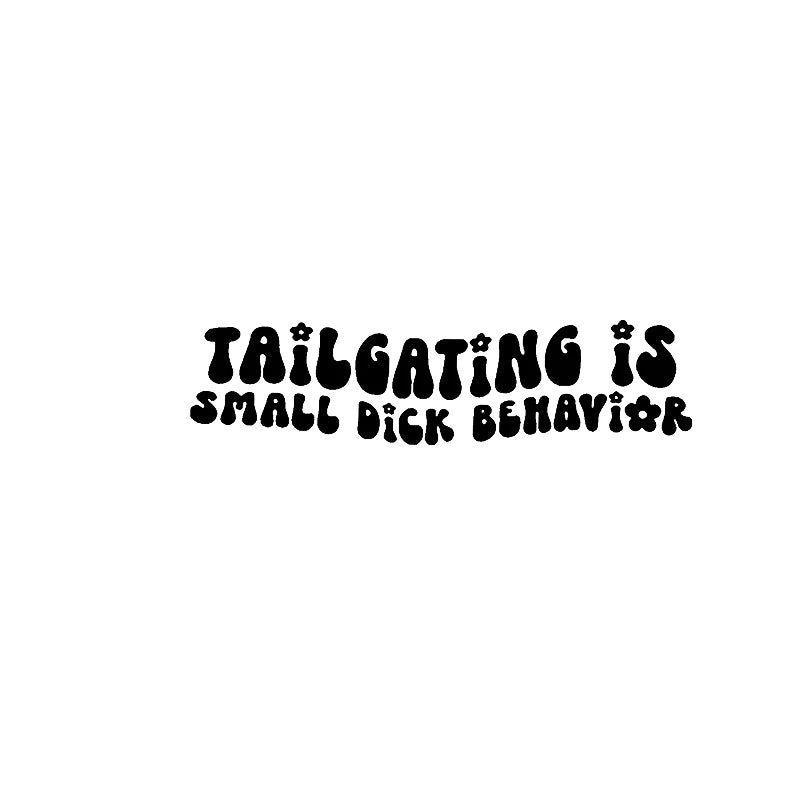 Interesting Text Car Sticker for Bumper Window Decoration Fashionable Humor Decal External Accessories Waterproof  Vinyl Decals (ONLINE ORDER ONLY)