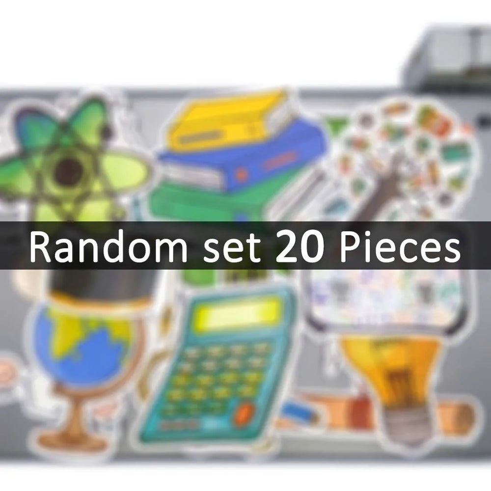 20/30/50Pieces Chemistry Math Symbol Element Formula Science Stickers for Phone Scrapbook Skateboard Car Bike Laptop Sticker Toy (Online Order Only)