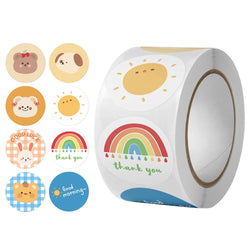 500pcs/roll Reward Stickers For Kids Children Kindergarten School Encouragement Students Games Toy Animals Stationery Labels (ONLINE ORDER ONLY)