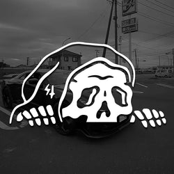 Cartoon SkULL Stickers，funny and cute stickers for Cars, Trucks, Walls, Laptops, Windows, Motorcycles, Bumpers Or Crafts (ONLINE ORDER ONLY)