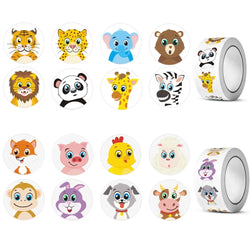500pcs Teacher Reward Stickers for Kids Children Kindergarten School Encouragement Students Games Toy Animals Stationery Sticker (ONLINE ORDER ONLY)