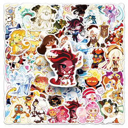 10/30/50PCS Cookie Run Kingdom Stickers Toys Skateboard Guitar Computer Skateboard Cup Desk Cartoon Cute Creative Graffiti Toy (ONLINE ORDER ONLY)