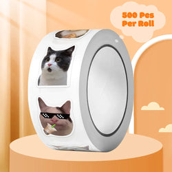 100-500pcs Cartoon Meme Cat Stickers For School Reward Stickers Classroom Decoration Encouragement Sticker For Student Teacher (ONLINE ORDER ONLY)
