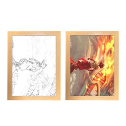 One Piece Photo Frame Night Light Luffy Zoro Christmas Gift (ONLINE ORDER ONLY)