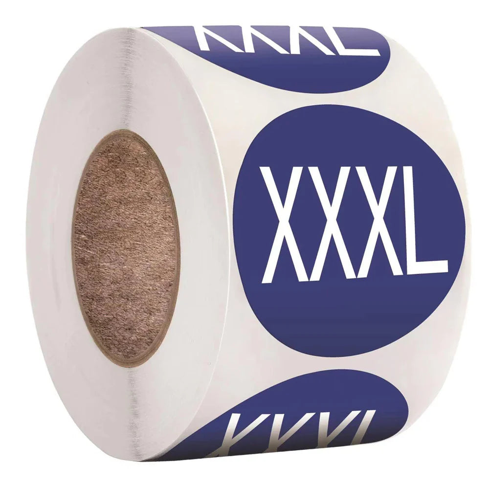 500pcs/roll Self Adhesive Sticky White Label Writable Size Stickers Blank Note Label Wholesale Low Price Dimension: 2.5cm (ONLINE ORDER ONLY)