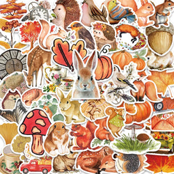 50PCS Cute Rabbit Cartoon Stickers for Car, Motorcycle, Luggage, Phone, Guitar, Laptop, Kid Toys (Online Order Only)