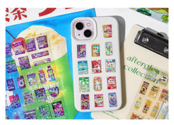 1 Sheets Snack House Series Sticker PET Star Flash Film Deco Scrapbook DIY Material Decoration Stationery Stickers (ONLINE ORDER ONLY)