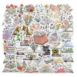 Art Flower Cartoon Stickers 10/30/50pcs Aesthetic Decals for Scrapbook Laptop Guitar Luggage (Online Order Only)