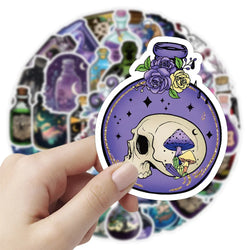 10/30/50pcs Cool Gothic Horror Magic Graffiti Stickers Decals Kids Toys Guitar Laptop Fridge Phone Cartoon Waterproof Sticker (Online Order Only)