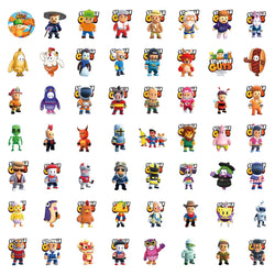 10/30/55PCS Funny Stumble Guy Stickers Cartoon Graffiti Sticker Game DIY Scrapbook Luggage Laptop Car Bike Skateboard Kids Toy (ONLINE ORDER ONLY)