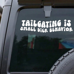 Interesting Text Car Sticker for Bumper Window Decoration Fashionable Humor Decal External Accessories Waterproof  Vinyl Decals (ONLINE ORDER ONLY)