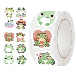100-500pcs Frog Animals Reward Stickers School Students Cute Cartoon Encouragement Sticker Scrapbooking DIY Gift Decoration (ONLINE ORDER ONLY)