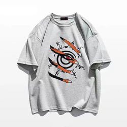 Naruto Graphic T-Shirt: Nine-Tails Seal Anime Top (ONLINE ORDER ONLY)