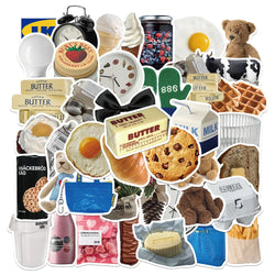 10/30/50pcs Food and Household Item Sticker Packs (ONLINE ORDER ONLY)