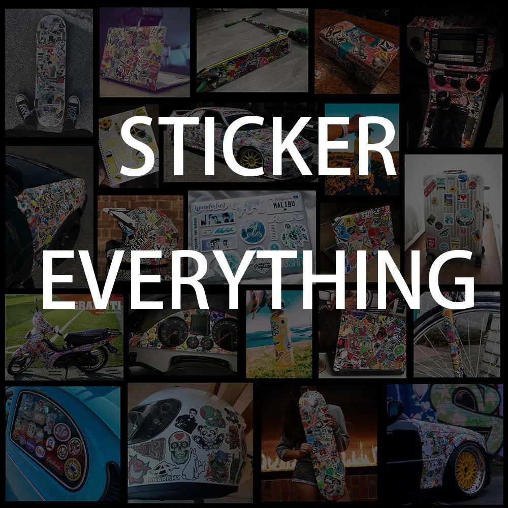50pcs Psychedelic Alien Weed Characteristics Stickers Laptop Car Bike Travel Luggage Fridge Vinyl Decal Waterproof Sticker Toy (ONLINE ORDER ONLY)