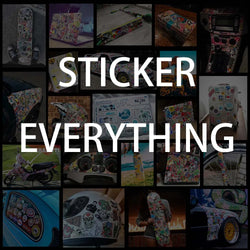 50pcs Psychedelic Alien Weed Characteristics Stickers Laptop Car Bike Travel Luggage Fridge Vinyl Decal Waterproof Sticker Toy (ONLINE ORDER ONLY)