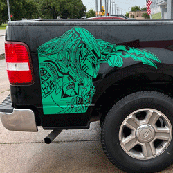 Large Predato For Car Sticker Characters Body Decoration The Monster Stickers Big Picture Movement Style Die Cutting Vinyl Decal (ONLINE ORDER ONLY)