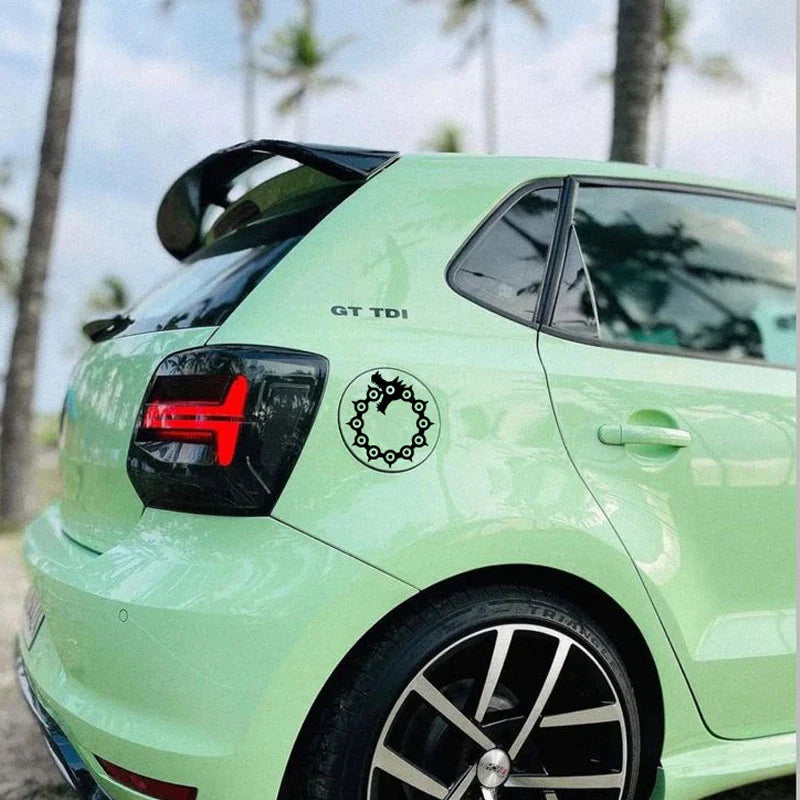 Dragon decals： Meliodas | Sin of Wrath | Seven Deadly Sins |for cartoon lovers&fans,high quality sticker for cars trucks &laptop (ONLINE ORDER ONLY)